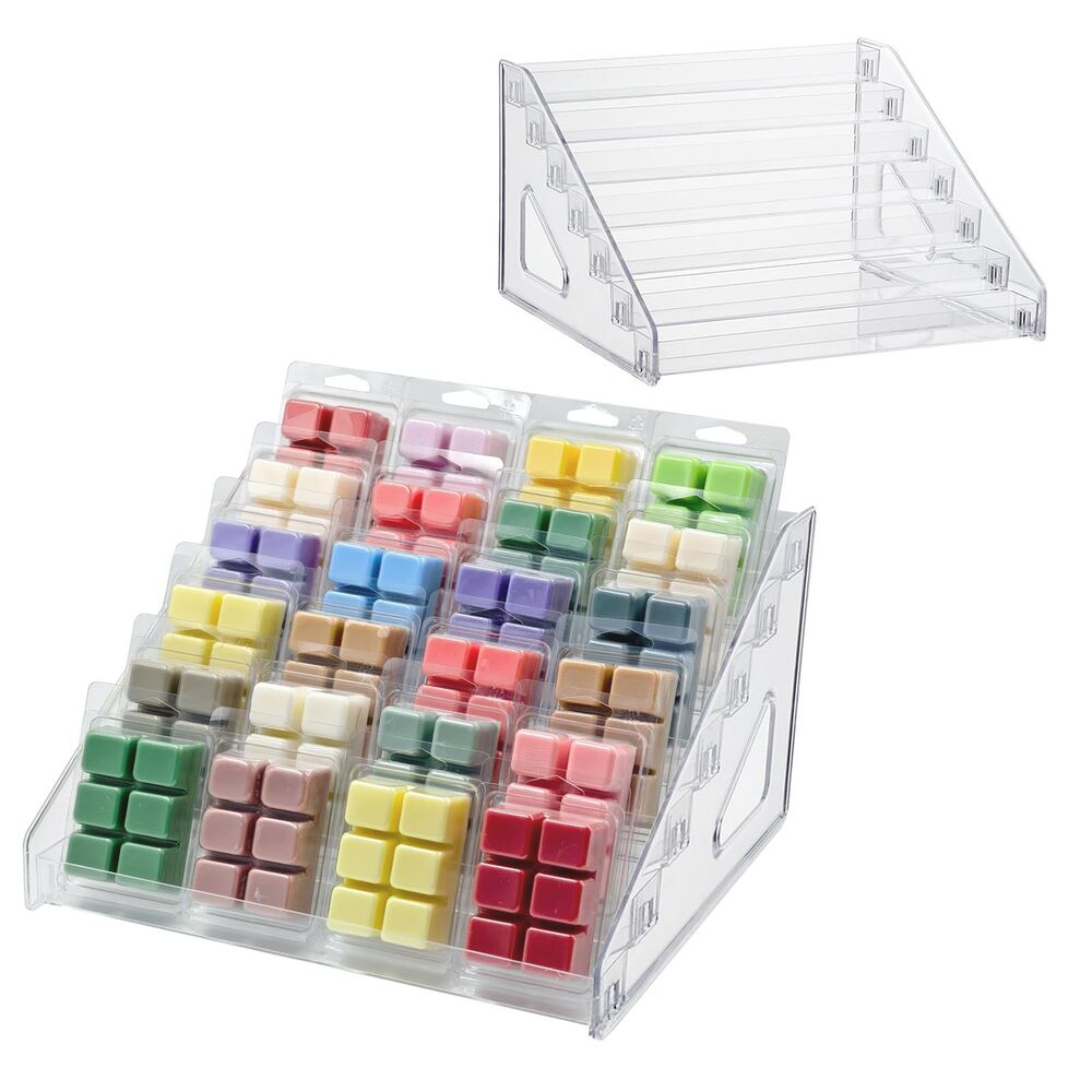 2 Pack, 7 Tier Wax Melt Holder Display Stand